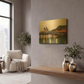 'Paris No. 512' By Alan Klug Gold Metal Wall Art