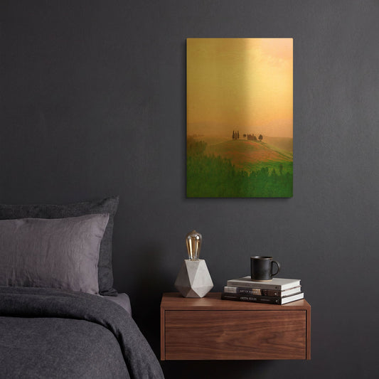 'Toscana Italia No. 717' By Alan Klug Gold Metal Wall Art