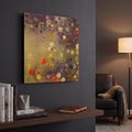'Gardens in the Mist X' By Aleah Koury Gold Metal Wall Art