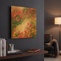 'Gardens in the Mist XI' By Aleah Koury Gold Metal Wall Art