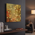 'Gardens in the Mist XIII' By Aleah Koury Gold Metal Wall Art