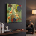 'Koi 1' By Aleah Koury Gold Metal Wall Art
