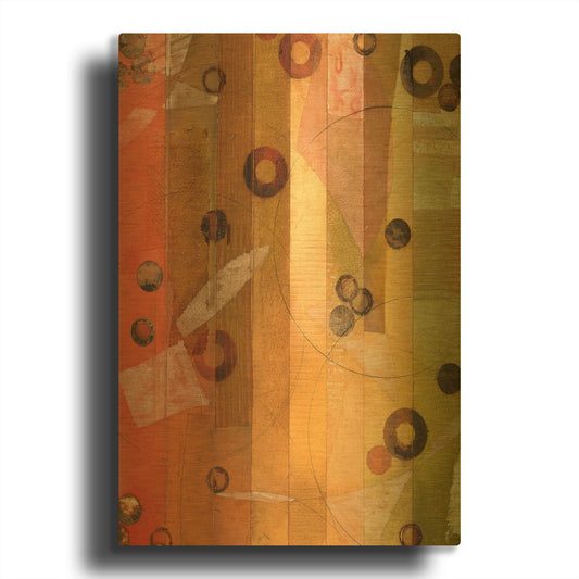 'Of This World No. 11' By Aleah Koury Gold Metal Wall Art