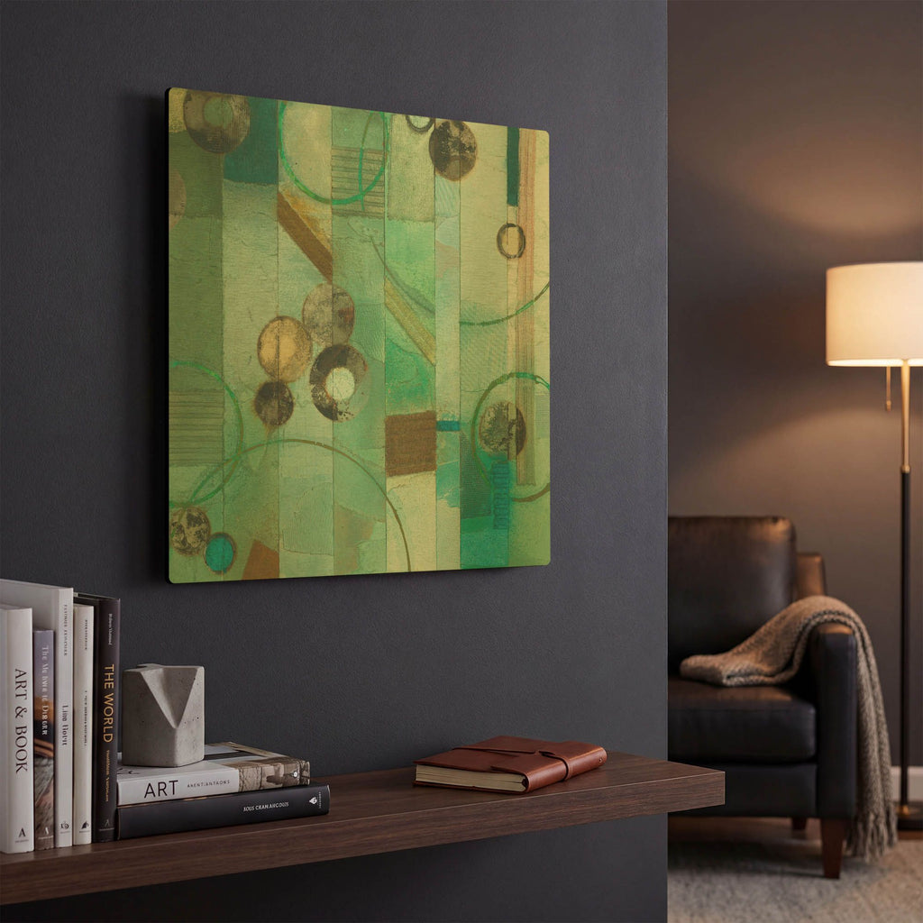 'Of This World No. 17' By Aleah Koury Gold Metal Wall Art