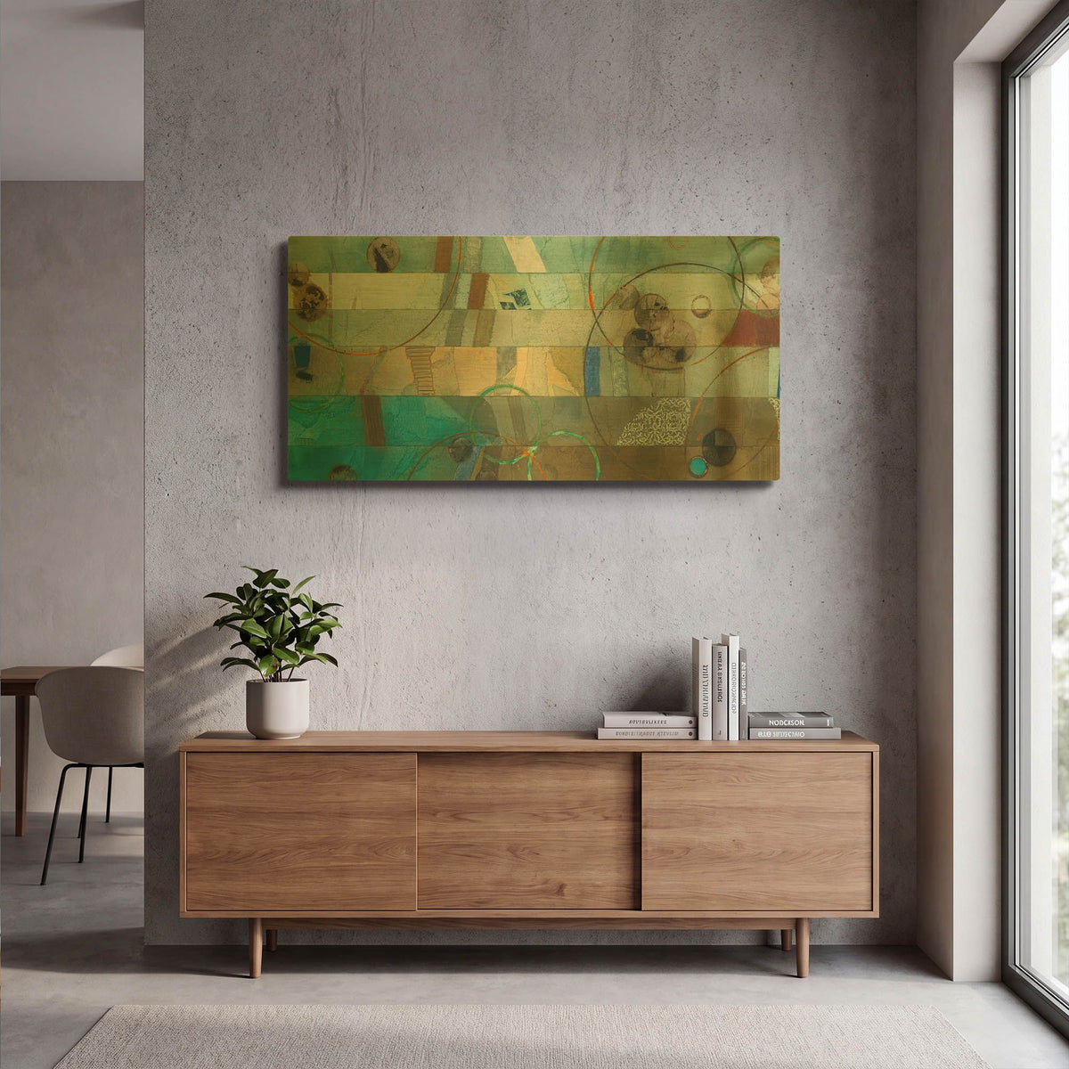 'Of This World No. 18' By Aleah Koury Gold Metal Wall Art