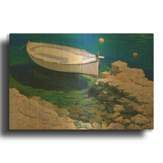 'Boat' By Alex Hook Krioutchkov Gold Metal Wall Art