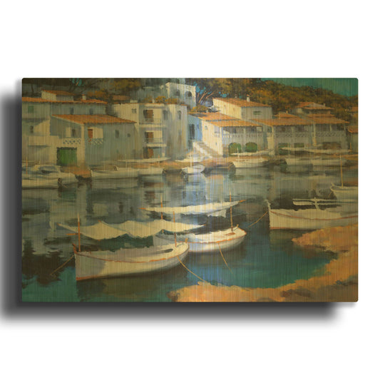 'Cala Figuera' By Alex Hook Krioutchkov Gold Metal Wall Art