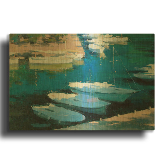'Marina 16' By Alex Hook Krioutchkov Gold Metal Wall Art