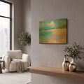 'Playa 14' By Alex Hook Krioutchkov Gold Metal Wall Art