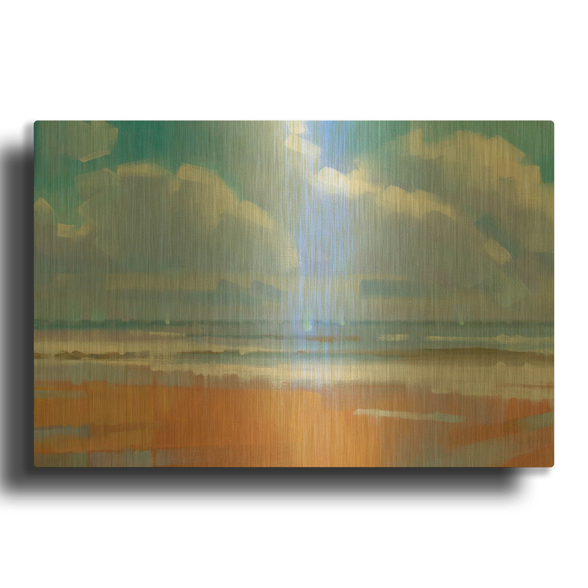 'Playa 15' By Alex Hook Krioutchkov Gold Metal Wall Art