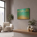 'Playa 16' By Alex Hook Krioutchkov Gold Metal Wall Art