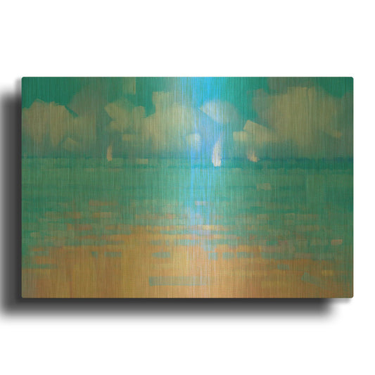 'Playa 16' By Alex Hook Krioutchkov Gold Metal Wall Art
