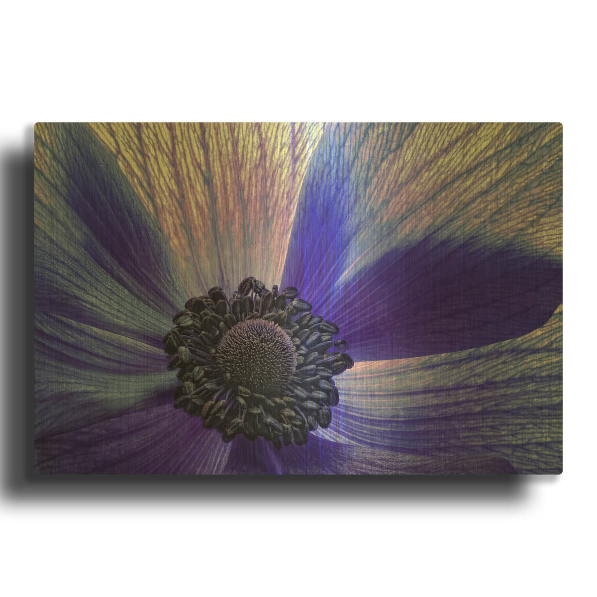 'Windsong' By Dawn LeBlanc Gold Metal Wall Art