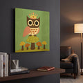 'Princess Owl' By Nancy Lee Gold Metal Wall Art