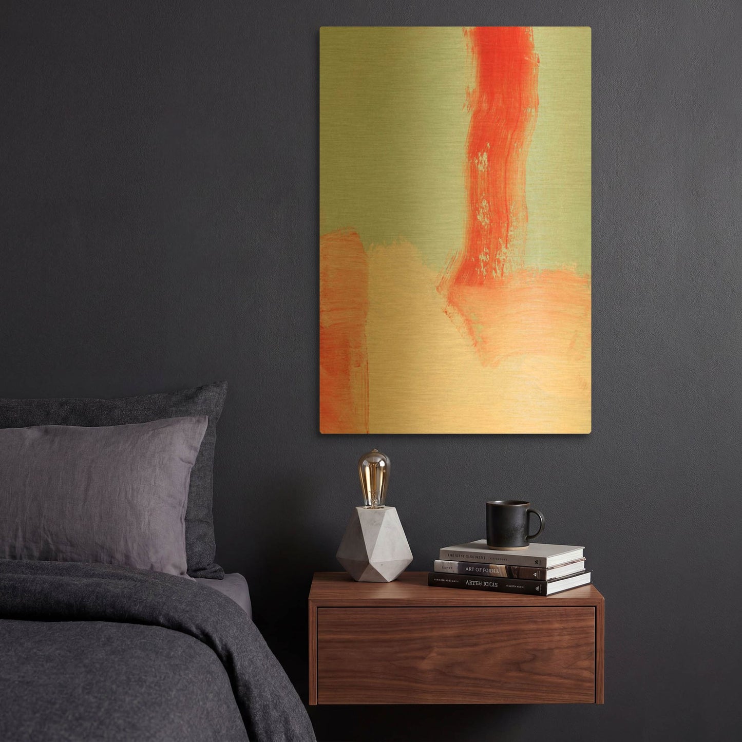'Color Study' By Iris Lehnhardt Gold Metal Wall Art