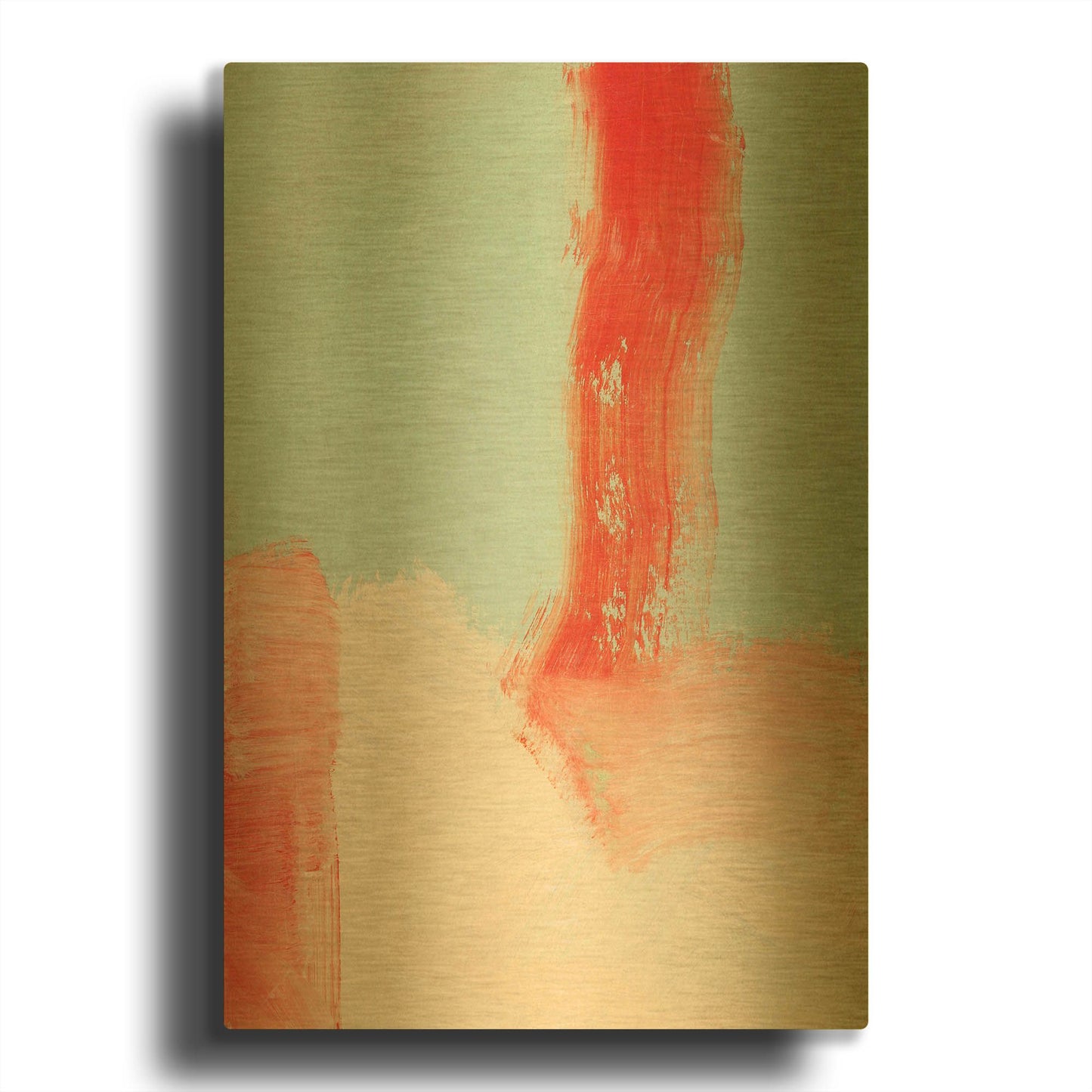 'Color Study' By Iris Lehnhardt Gold Metal Wall Art