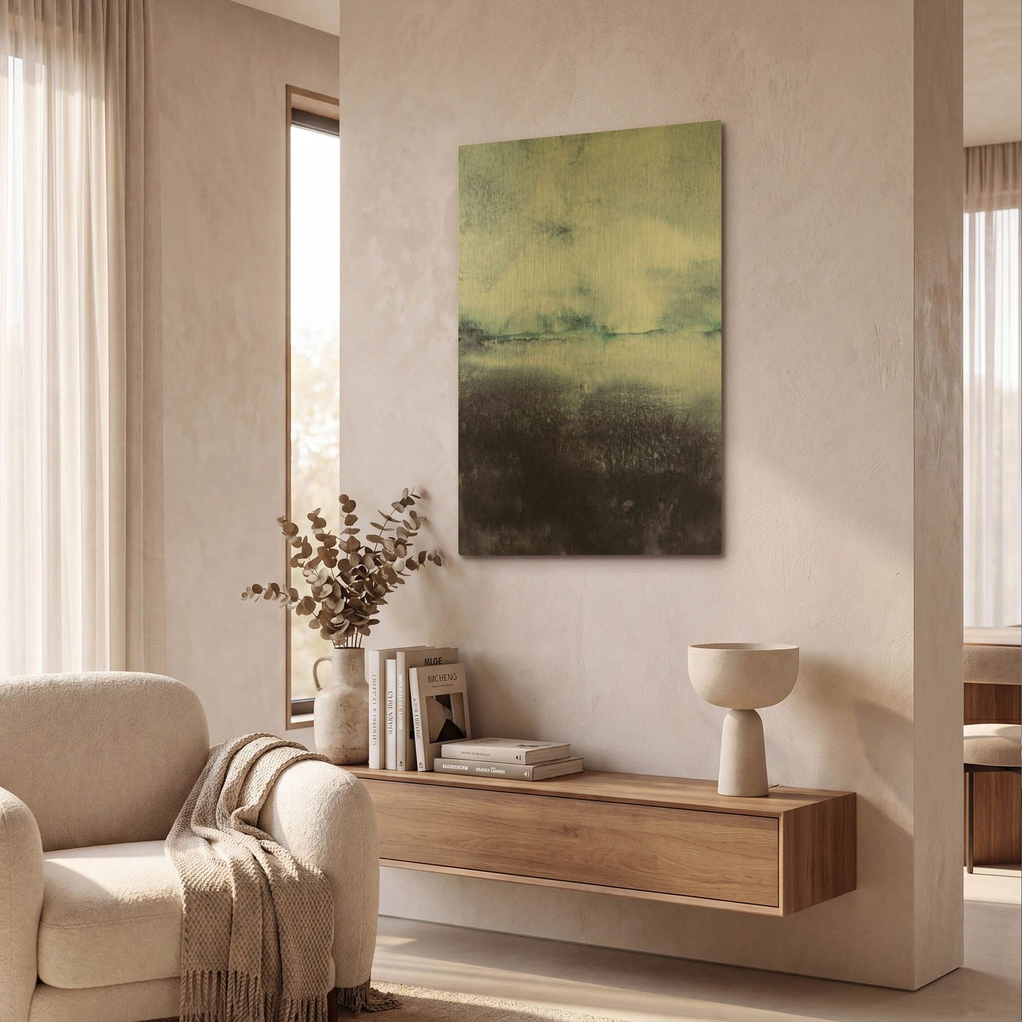'Direction North' By Iris Lehnhardt Gold Metal Wall Art