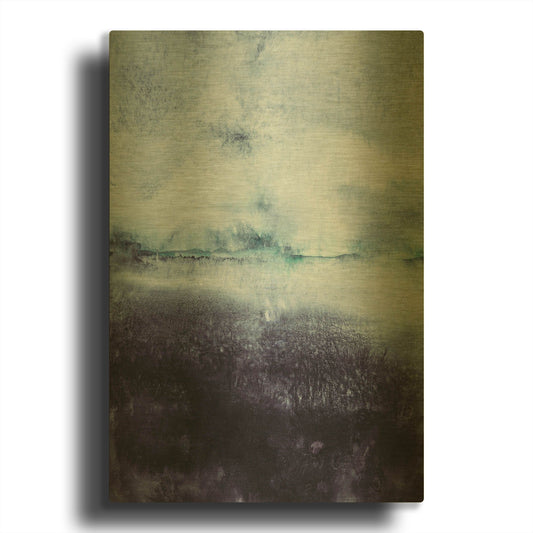 'Direction North' By Iris Lehnhardt Gold Metal Wall Art