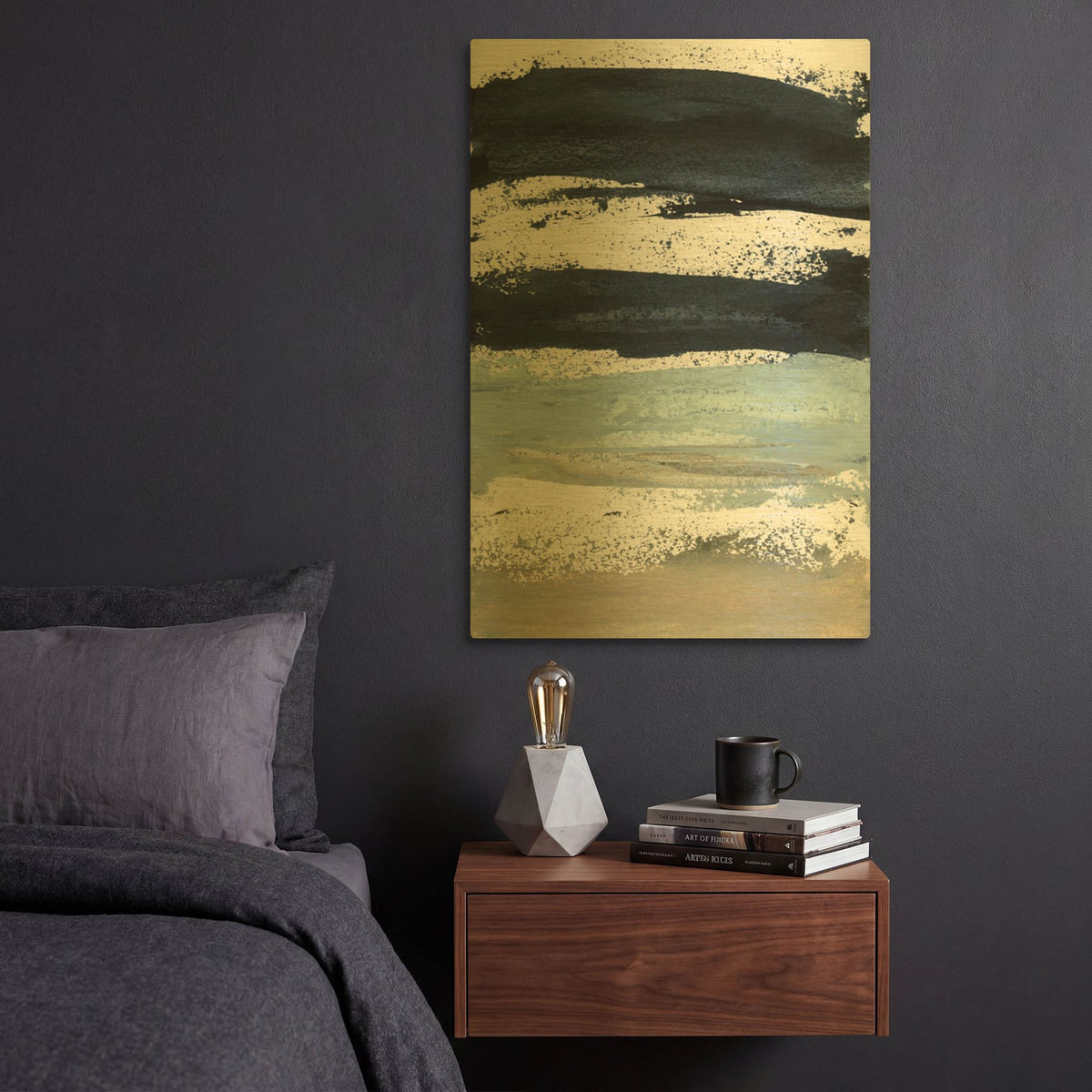 'Maritime' By Iris Lehnhardt Gold Metal Wall Art