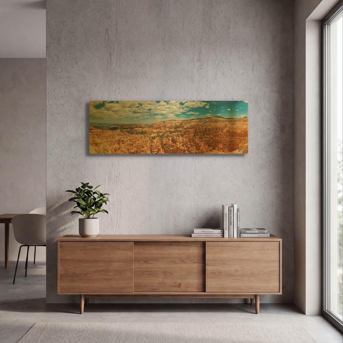 'Utah - Bryce Canyon' By AKG Gold Metal Wall Art
