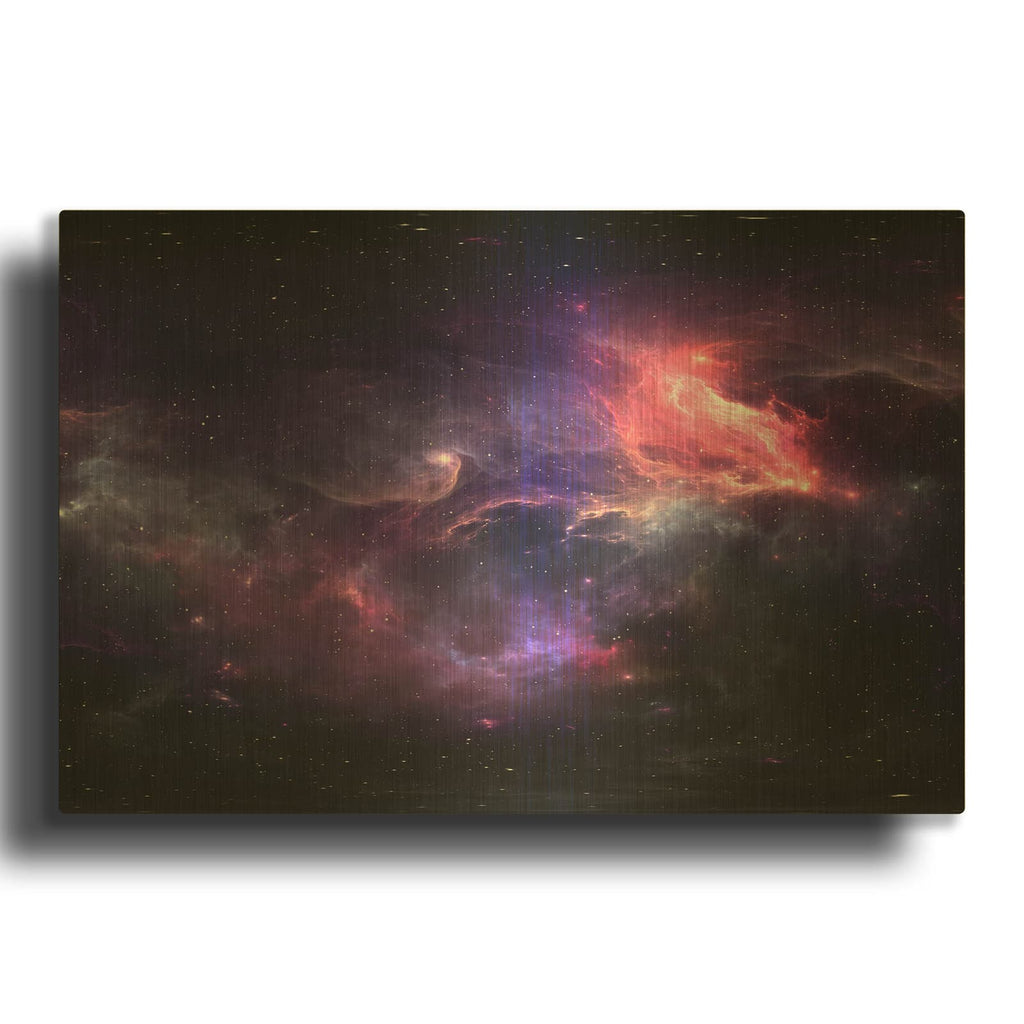 'Sublime Space Crop' By Luxe Gold Metal Wall Art