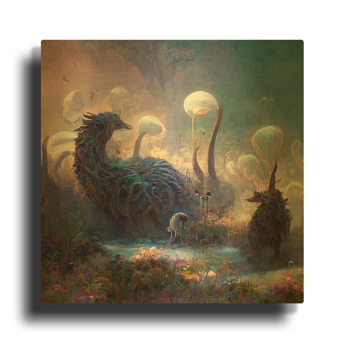 'Dreamscapes 2' By Cameron Gray Gold Metal Wall Art