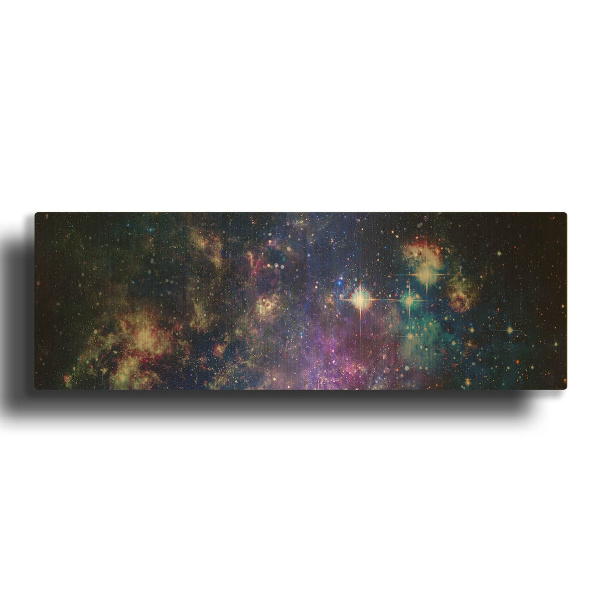 'Sublime Galaxy' By Luxe Gold Metal Wall Art