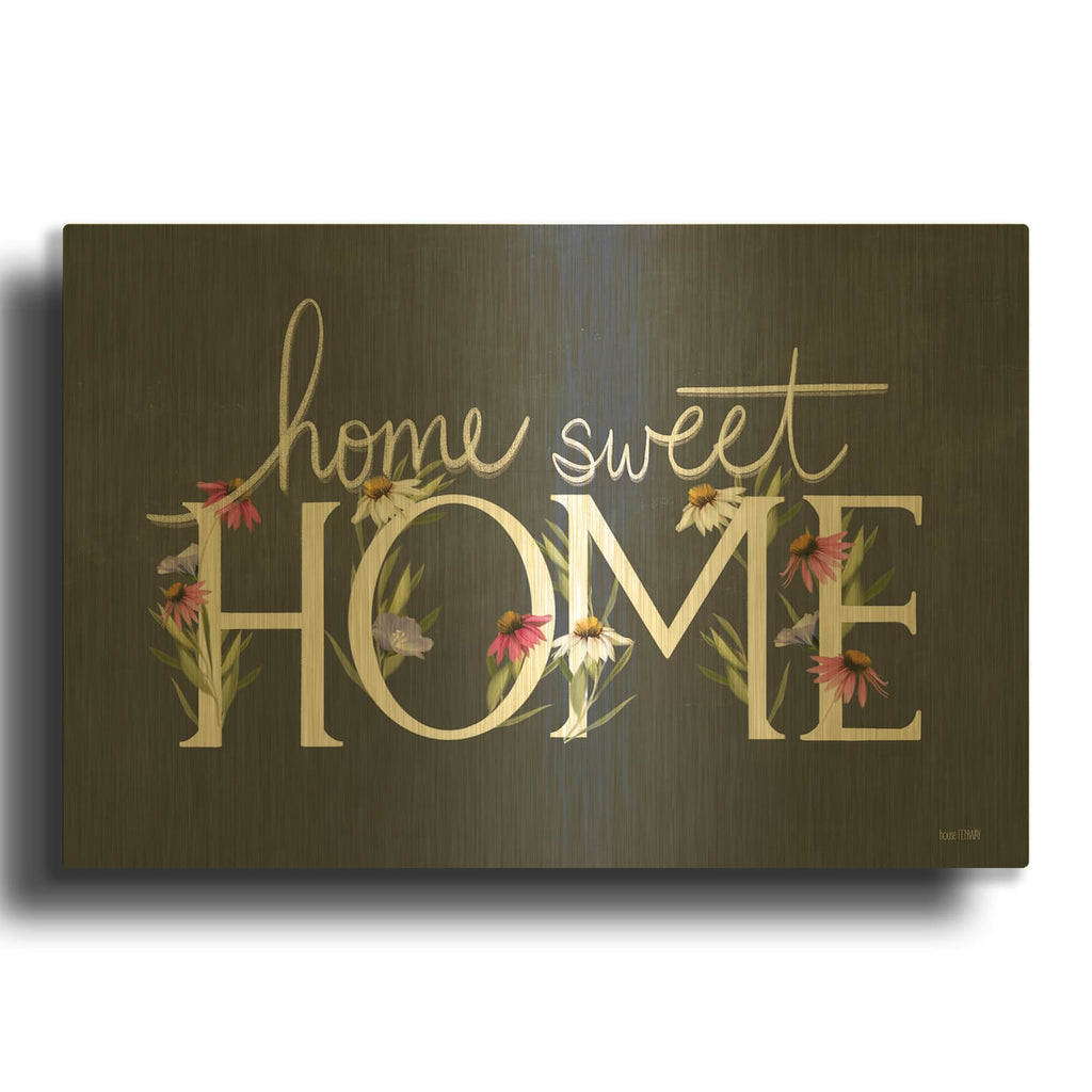 'Home Sweet Home' By House Fenway Gold Metal Wall Art
