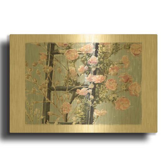 'Black Ladder' By White Ladder Gold Metal Wall Art