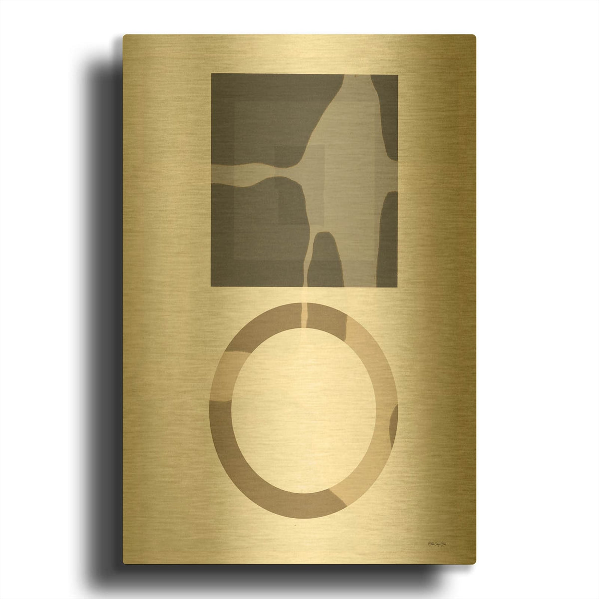 'Balance' By Stellar Design Studio Gold Metal Wall Art
