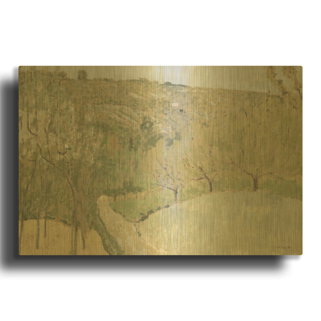 'The Passage 2' By Stellar Design Studio Gold Metal Wall Art