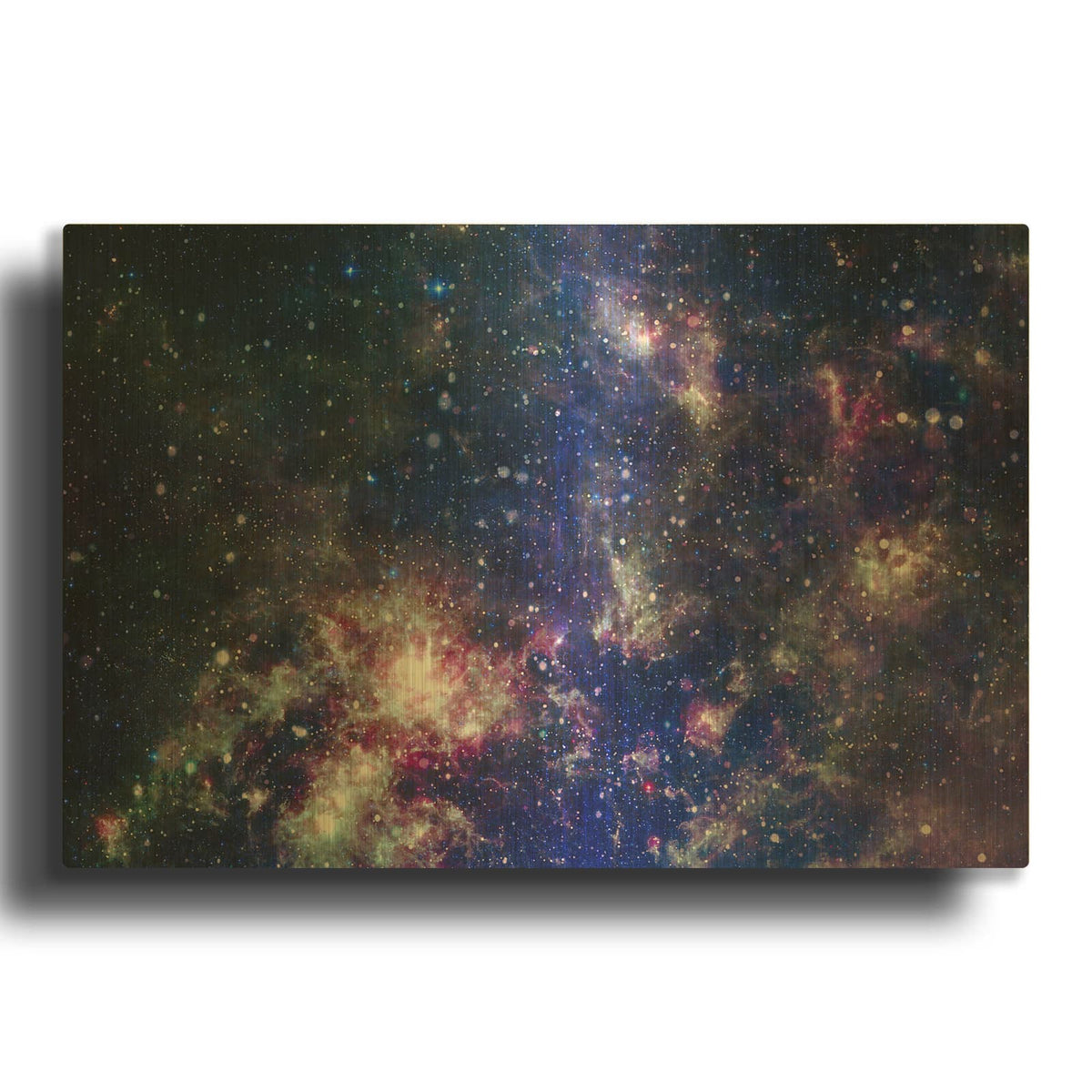 'Sublime Galaxy Crop' By Luxe Gold Metal Wall Art