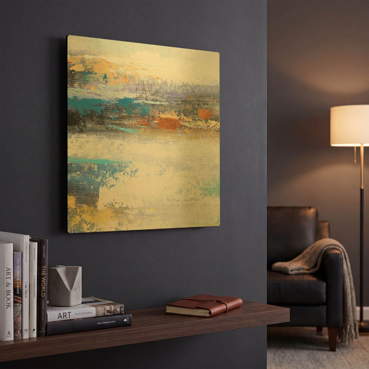 'Afternoon' By Christov Art Gold Metal Wall Art