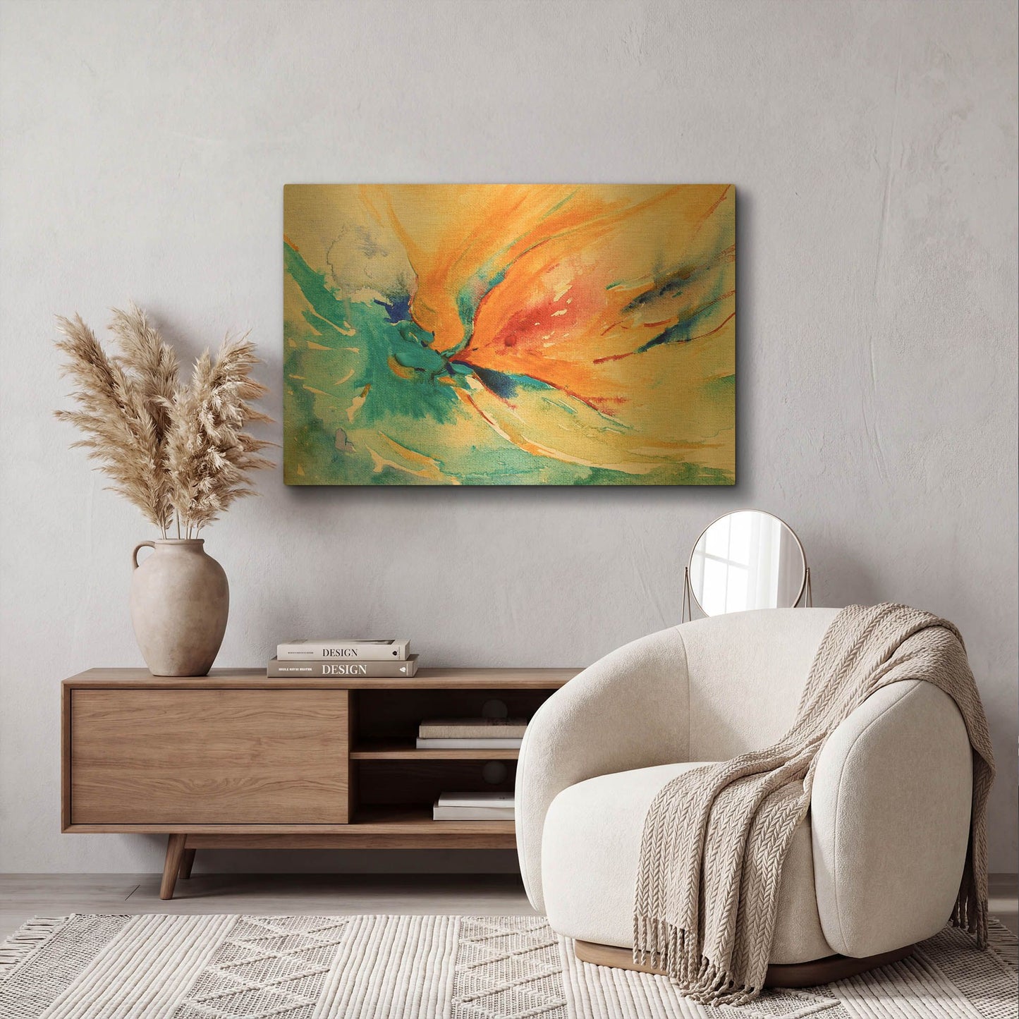 'Happiness' By Christov Art Gold Metal Wall Art