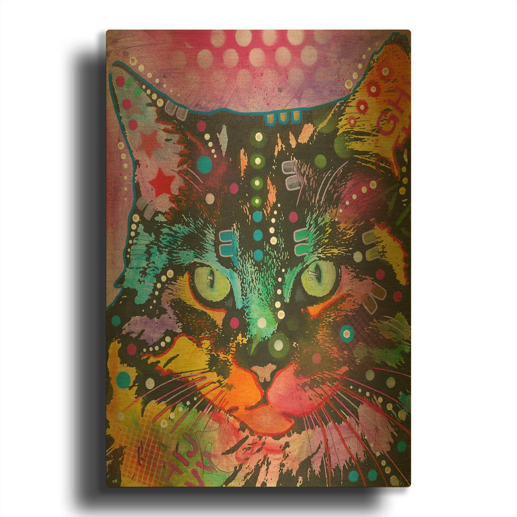 'Maya Spot' By Dean Russo Gold Metal Wall Art