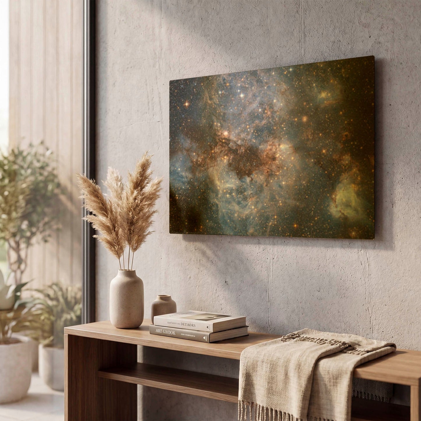 'Maelstrom' By NASA Space Photos Gold Metal Wall Art