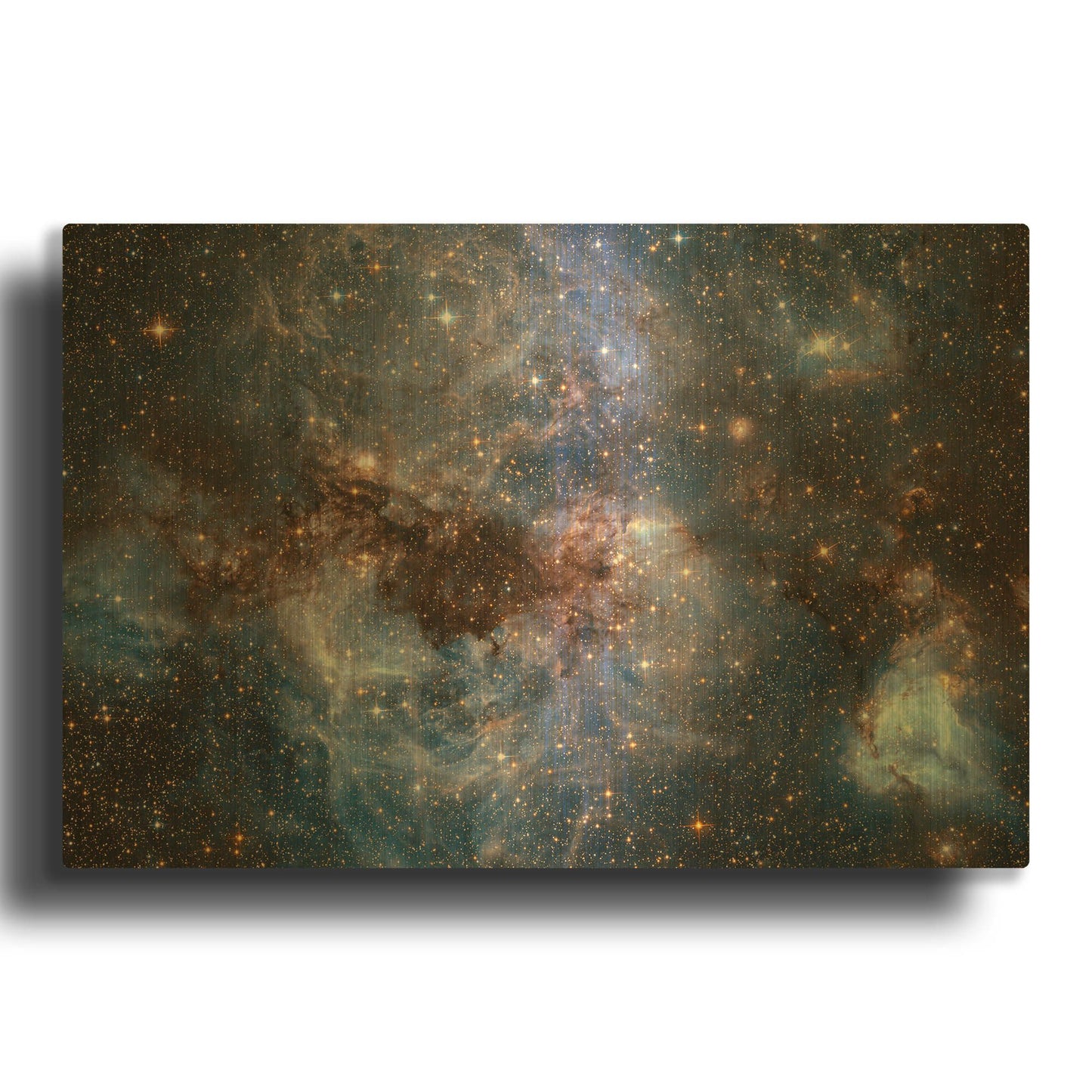 'Maelstrom' By NASA Space Photos Gold Metal Wall Art
