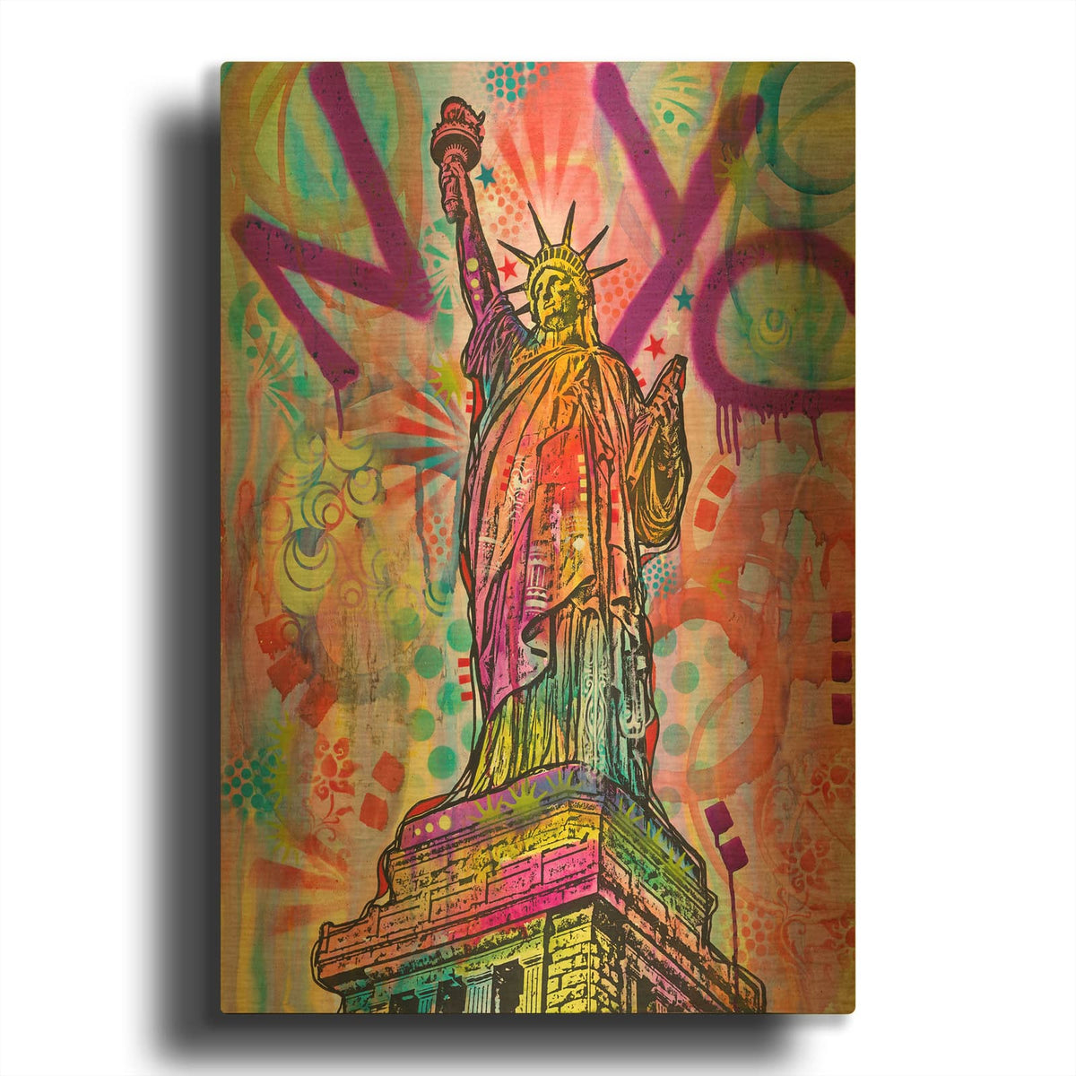 'Liberty' By Dean Russo Gold Metal Wall Art