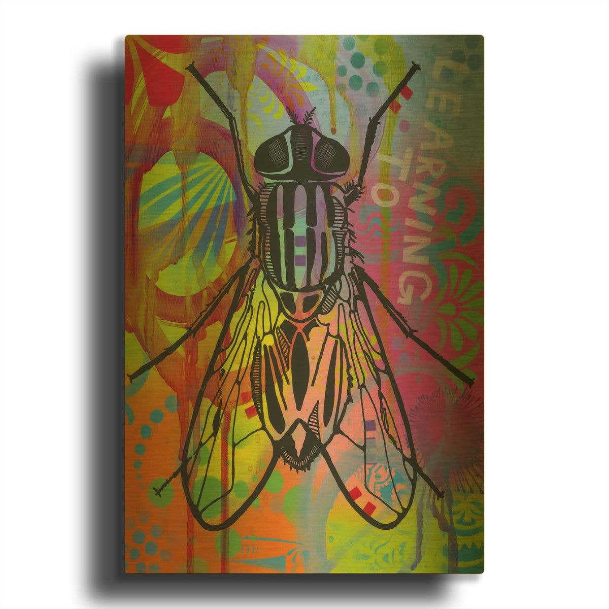 'Leaning to Fly' By Dean Russo Gold Metal Wall Art
