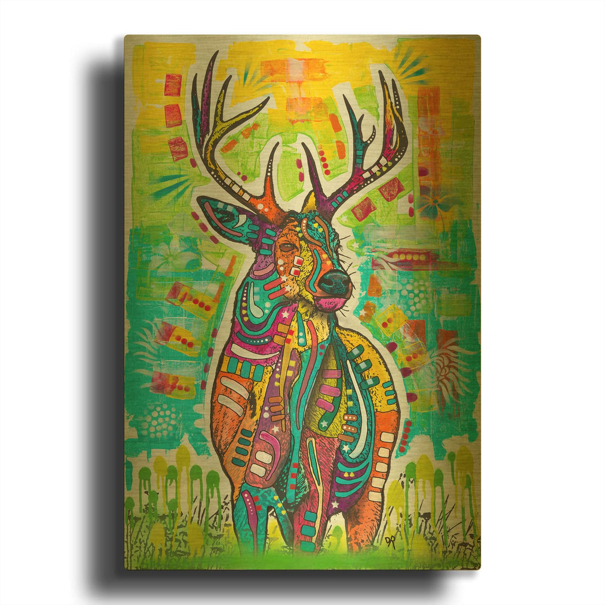 'Buck Mondays' By Dean Russo Gold Metal Wall Art