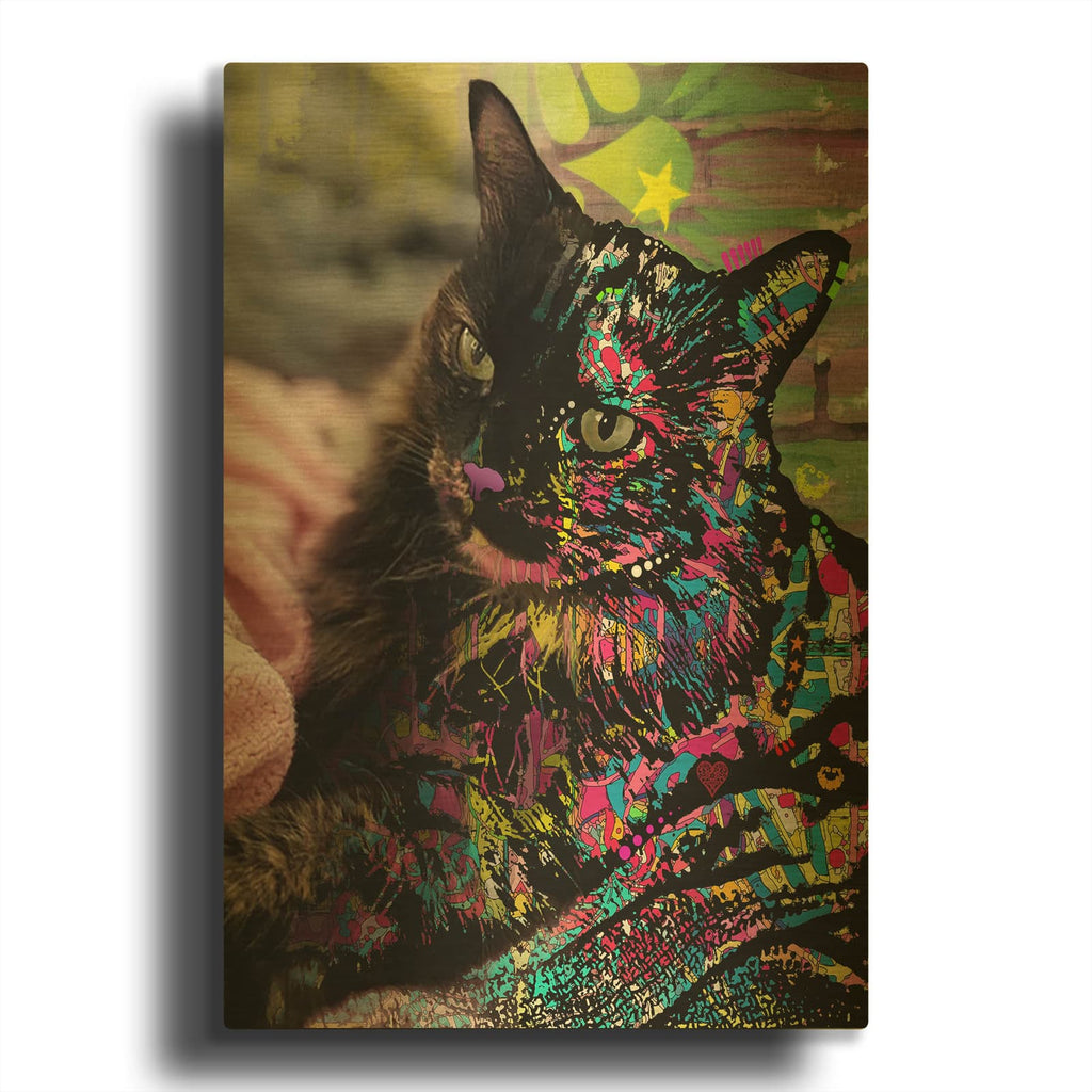 'Deb Sebul 1' By Dean Russo Gold Metal Wall Art
