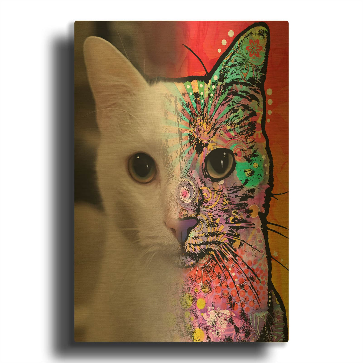'Katy Andaluz_Ezreal' By Dean Russo Gold Metal Wall Art