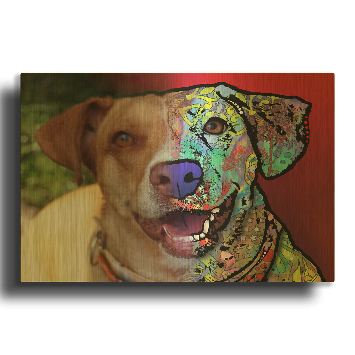 'Mary Tithof_3' By Dean Russo Gold Metal Wall Art