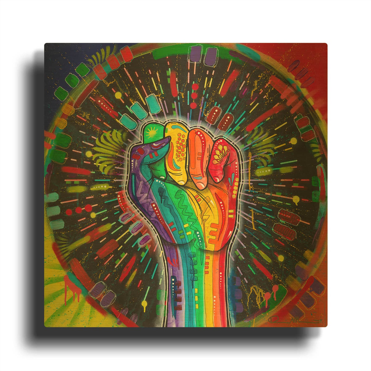 'The Power of Unity' By Dean Russo Gold Metal Wall Art