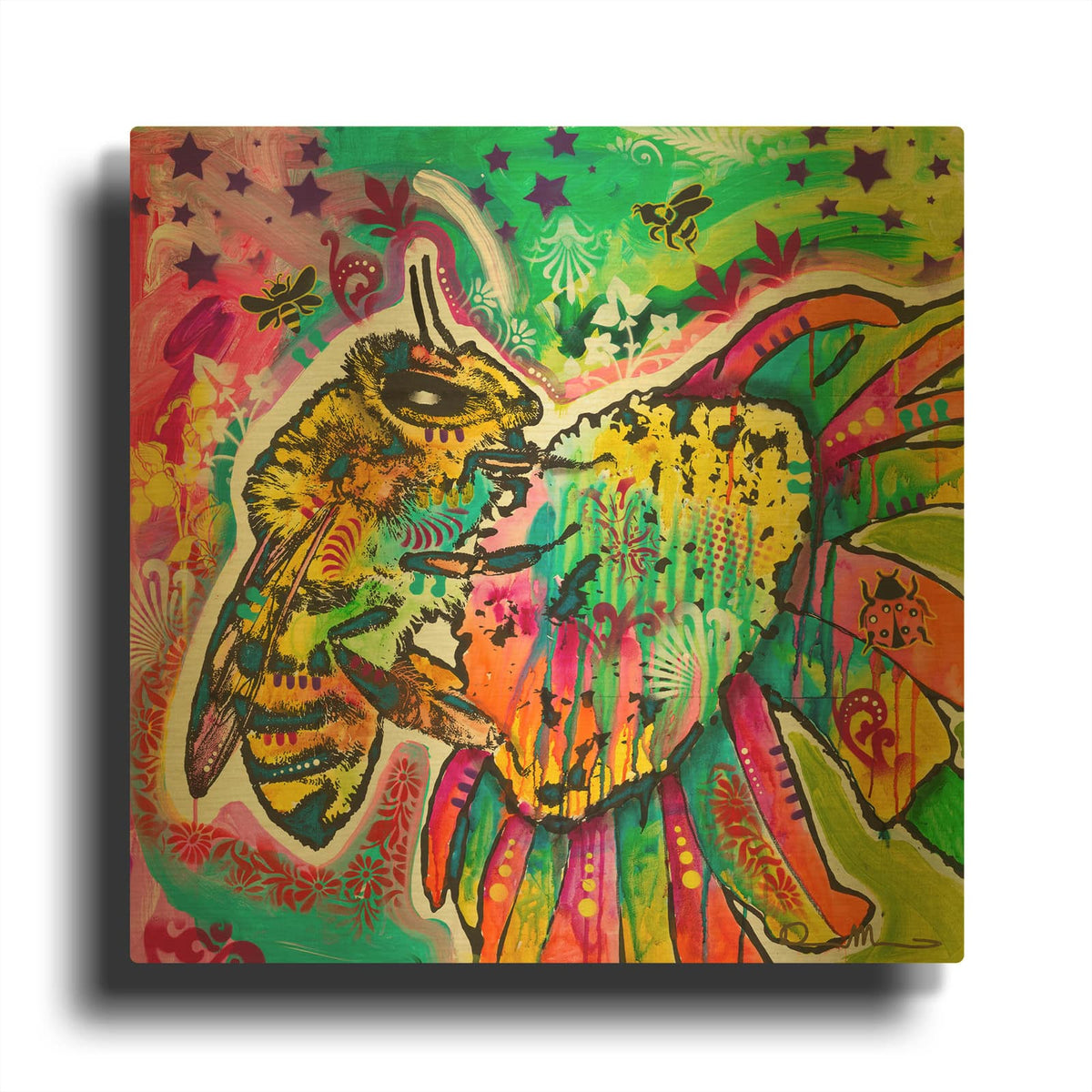 'No Apollengies' By Dean Russo Gold Metal Wall Art