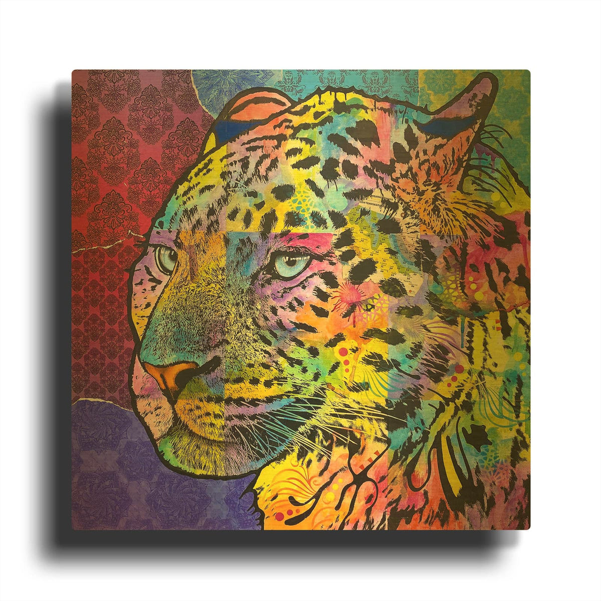 'Chobe' By Dean Russo Gold Metal Wall Art