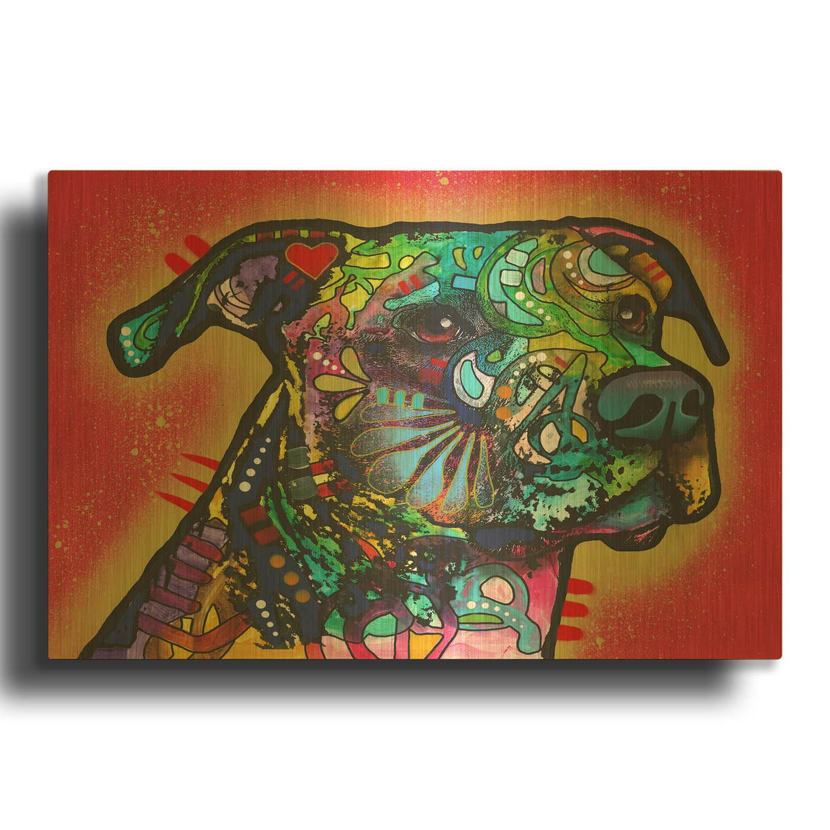 'Horizon' By Dean Russo Gold Metal Wall Art