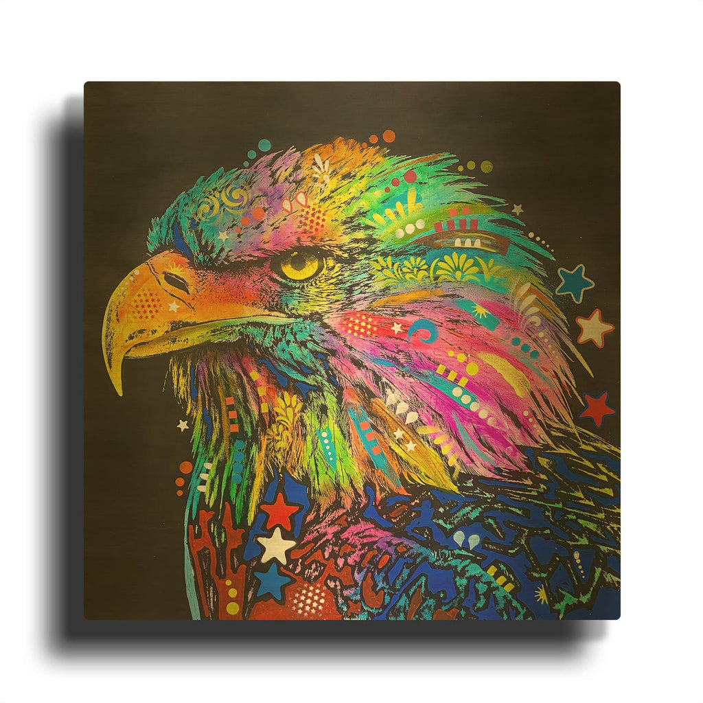'Bald Eagle' By Dean Russo Gold Metal Wall Art