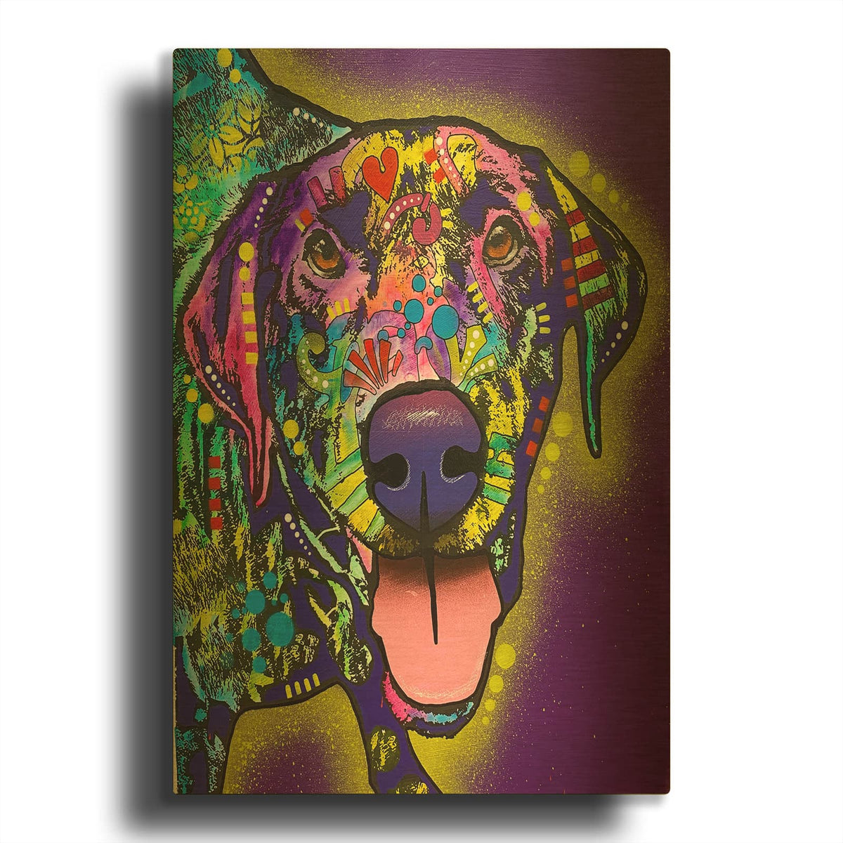 'Oh Whaaat' By Dean Russo Gold Metal Wall Art