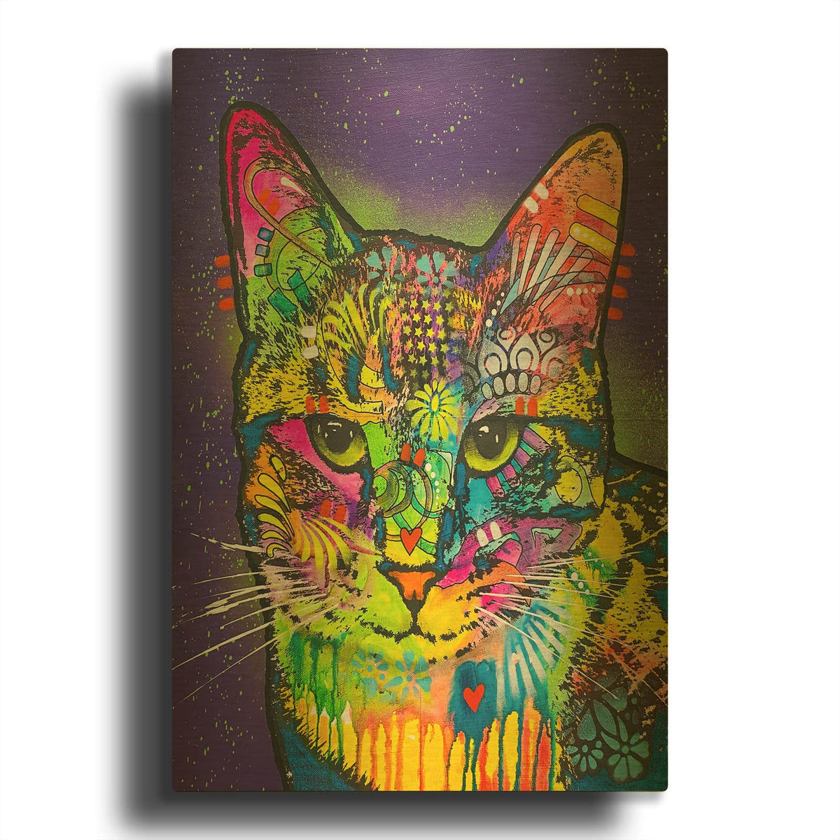 'Got Any Scritches For Me' By Dean Russo Gold Metal Wall Art
